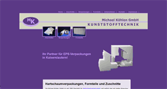 Desktop Screenshot of koehlen-gmbh.de